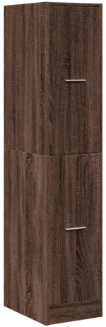 vidaXL Συρταριέρα Γενικής Χρήσης Καφέ Δρυς 30x41x144,5 εκ. Επεξ. Ξύλο