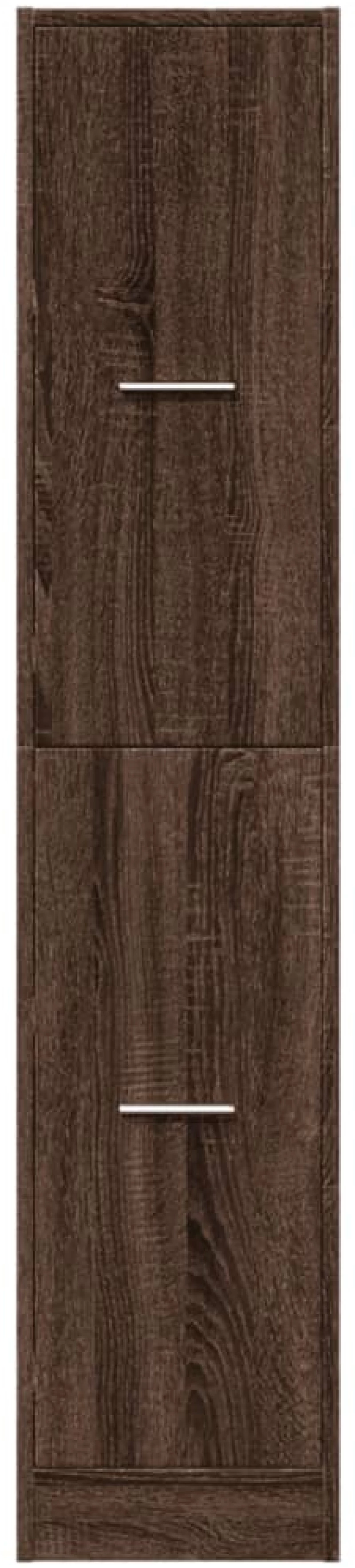 vidaXL Συρταριέρα Γενικής Χρήσης Καφέ Δρυς 30x41x144,5 εκ. Επεξ. Ξύλο