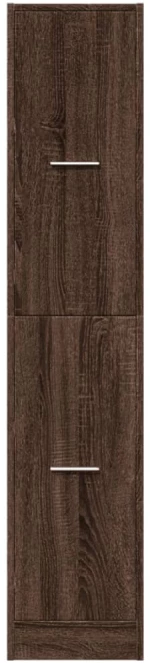 vidaXL Συρταριέρα Γενικής Χρήσης Καφέ Δρυς 30x41x144,5 εκ. Επεξ. Ξύλο