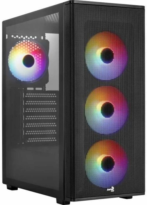 Κουτί Μέσος Πύργος ATX Aerocool Μαύρο
