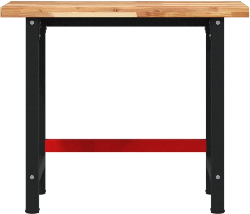 vidaXL Πάγκος Εργασίας Ορθογώνιος 100x60x83 εκ. από Μασίφ Ξύλο Ακακίας