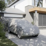 vidaXL Κουκούλα Αυτοκινήτου για SUV Γκρι Μ από Ύφασμα Non Woven