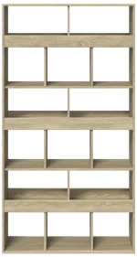 vidaXL Βιβλιοθήκη/Διαχωριστικό Χώρου Δρυς 100x33x187,5 εκ. Επεξ. Ξύλο