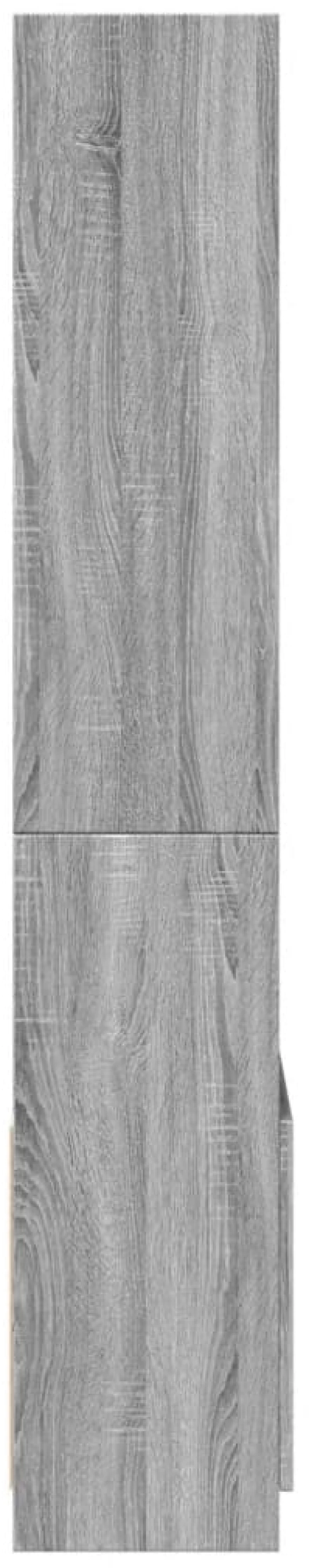 vidaXL Ντουλάπι Γκρι Sonoma 63x33x180 εκ. από Επεξεργασμένο Ξύλο