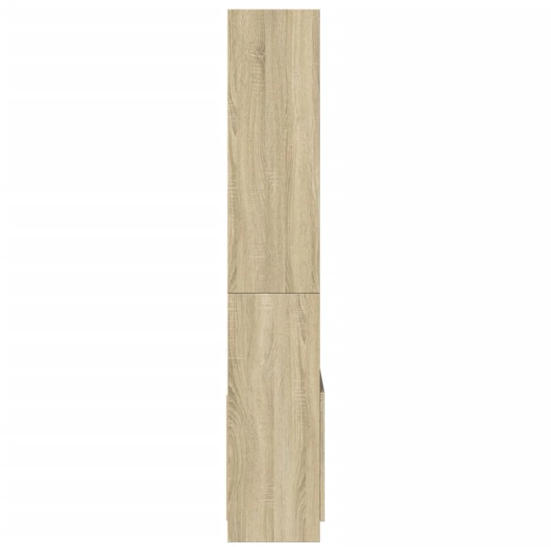 vidaXL Ντουλάπι Sonoma Δρυς 63x33x180 εκ. από Επεξεργασμένο Ξύλο