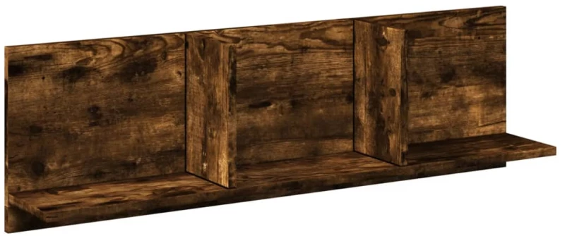 vidaXL Ντουλάπι Τοίχου Καπνιστή Δρυς 100x16,5x30εκ. Επεξεργασμένο Ξύλο