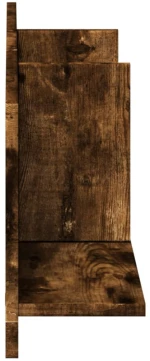 vidaXL Ντουλάπι Τοίχου Καπνιστή Δρυς 100x16,5x30εκ. Επεξεργασμένο Ξύλο