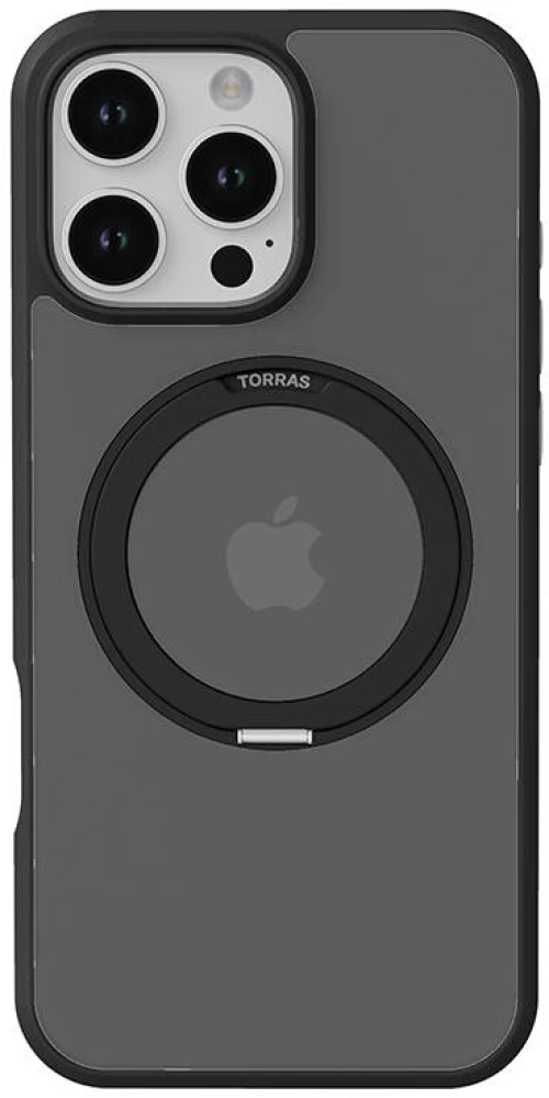 Torras Ostand case for iPhone 16 Pro (black)