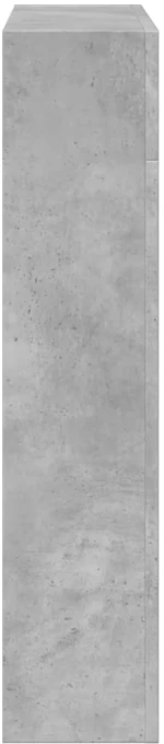 vidaXL Πλαίσιο Τζακιού Γκρι Σκυρ. 81x18x82 εκ. από Επεξ. Ξύλο