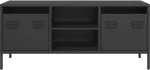 vidaXL Έπιπλο Τηλεόρασης Μαύρο 101,5x39x43,5 εκ. Ατσάλι Ψυχρής Έλασης