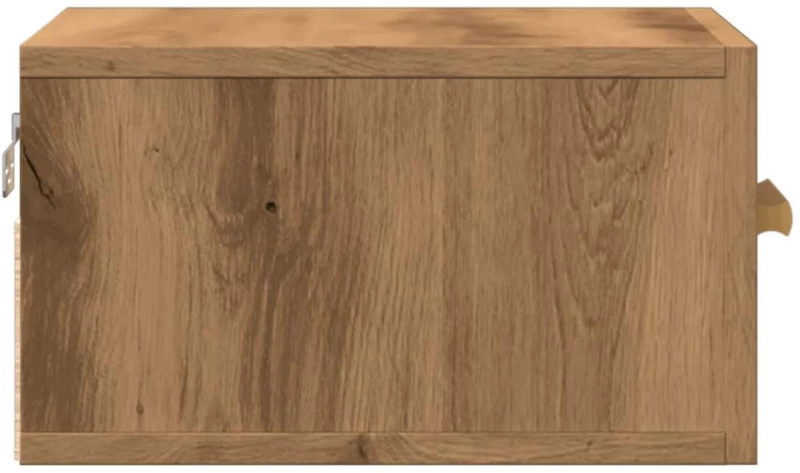 vidaXL Κομοδίνο Επιτοίχιο Αρτισιανή Δρυς 35 x 35 x 20 εκ.