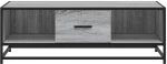 vidaXL Τραπεζάκι Σαλονιού Γκρι Sonoma 100x57x35 εκ Επεξ Ξύλο + Μέταλλο