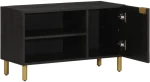 vidaXL Έπιπλο Τηλεόρασης Μαύρο 80 x 33 x 46 εκ. από Επεξεργασμένο Ξύλο