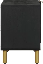vidaXL Έπιπλο Τηλεόρασης Μαύρο 80 x 33 x 46 εκ. από Επεξεργασμένο Ξύλο