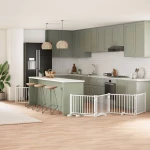 vidaXL Διαχωριστικό Σκύλων/Πόρτα Πτυσσόμενο 6 Πάνελ 480εκ. Ξύλο Λεύκας