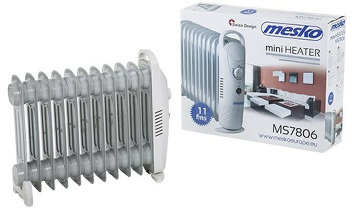 Καλοριφέρ Λαδιού Mesko MS7806 Λευκό 1200 W