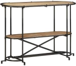 vidaXL Τραπέζι Κονσόλα 110x42x76 εκ. από Μασίφ Ξύλο Μάνγκο