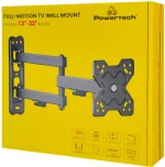 POWERTECH επιτοίχια βάση PT-1279 για τηλεόραση 13-32", full motion, 20kg