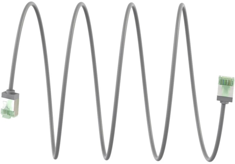 GOOBAY καλώδιο δικτύου 74348, CAT 8.1 U/FTP, slim, copper, 40Gbps, 3m, γκρι