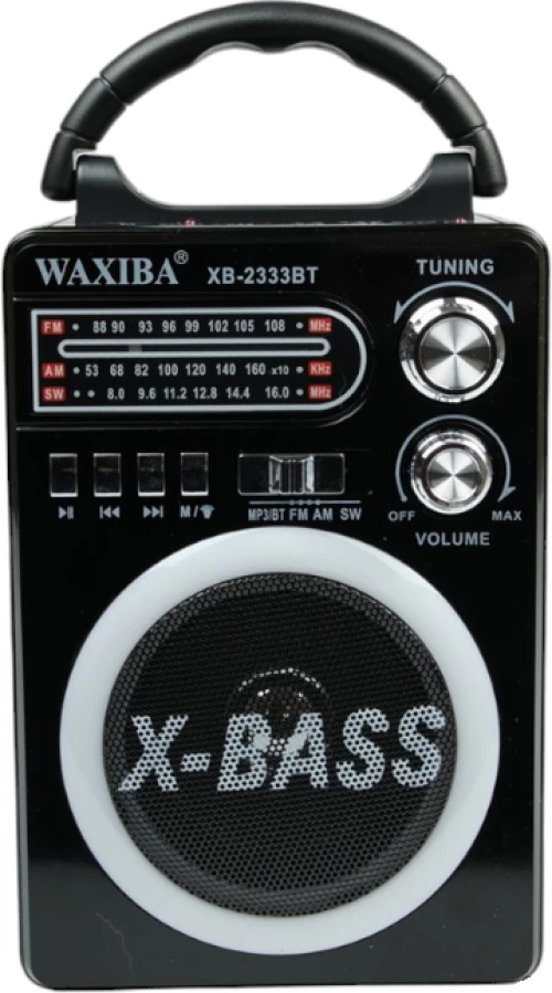 Επαναφορτιζόμενο ραδιόφωνο - XB-2333BT - 020047 - Black