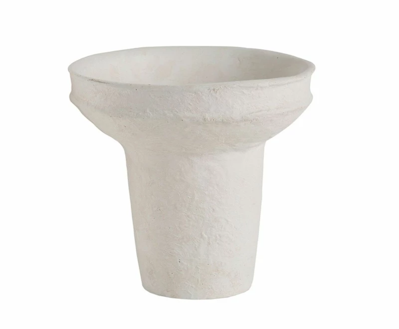 Βάζο Alexandra House Living Λευκό Τσιμέντο 26 x 24 x 26 cm
