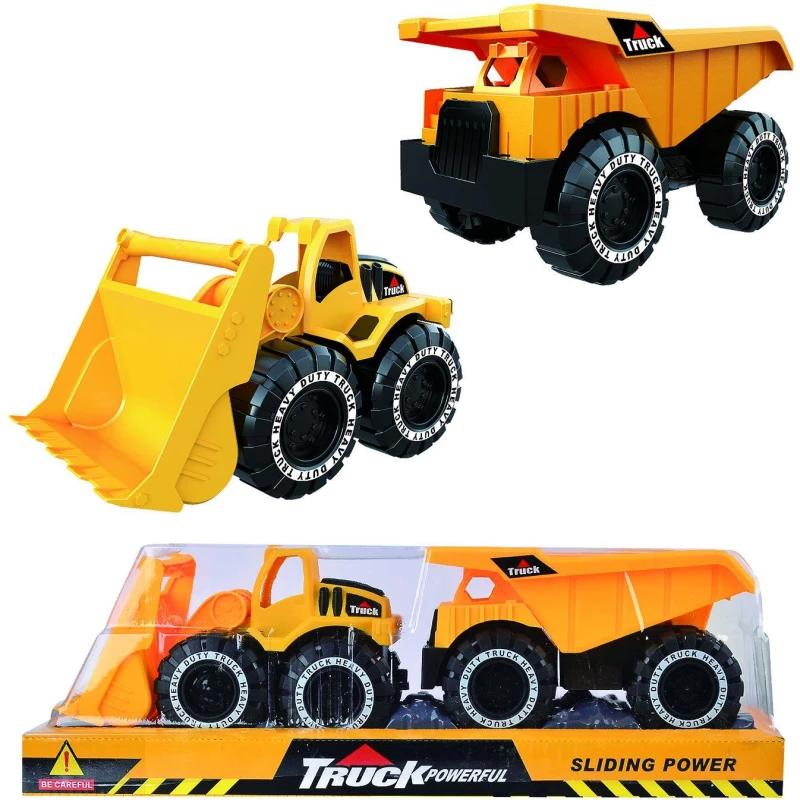 Ανατρεπόμενο + εκσκαφέας free wheels 41x13x12cm ToyMarkt 913555
