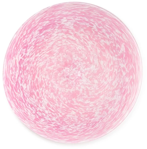 Stories Of Italy Murano Glass Ivory and Pink Large Tray