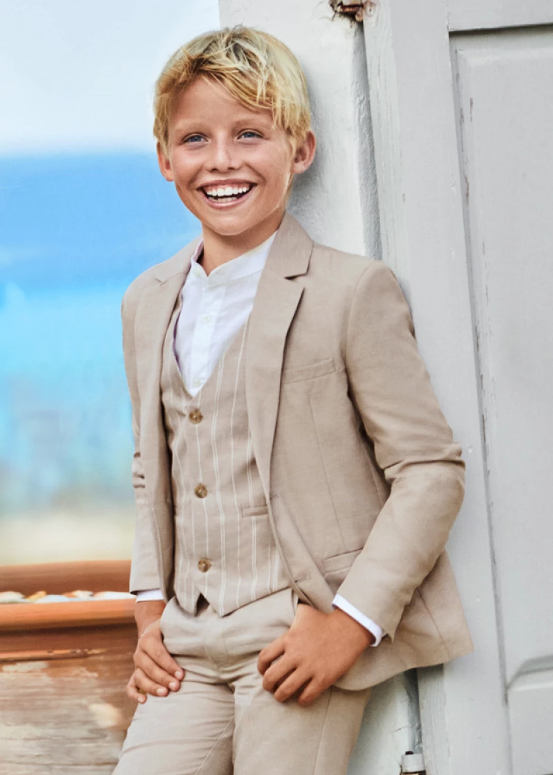 Mayoral Σακακι natural suiting καφε 24-06469-046 6469 Αγόρι
