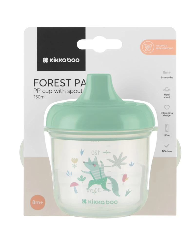 Kikka Boo Κύπελλο Με Στόμιο 150ml Forest Party Mint 31302030074
