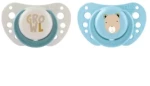 Chicco Πιπίλες Forma Air Σιλικόνης 2 τμχ 0-6 μηνών Μπεζ-Σιέλ 75088-92