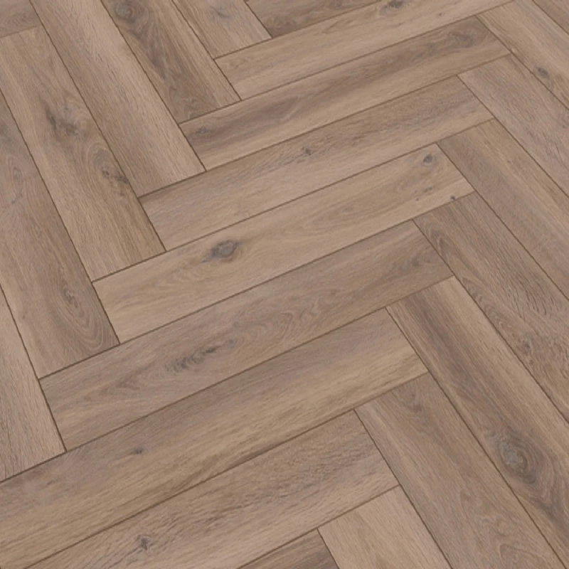 Kronotex Πάτωμα laminate Herringbone 8mm-AC4/32 Metz Oak Κιβ: 1,238 m2 / D3766