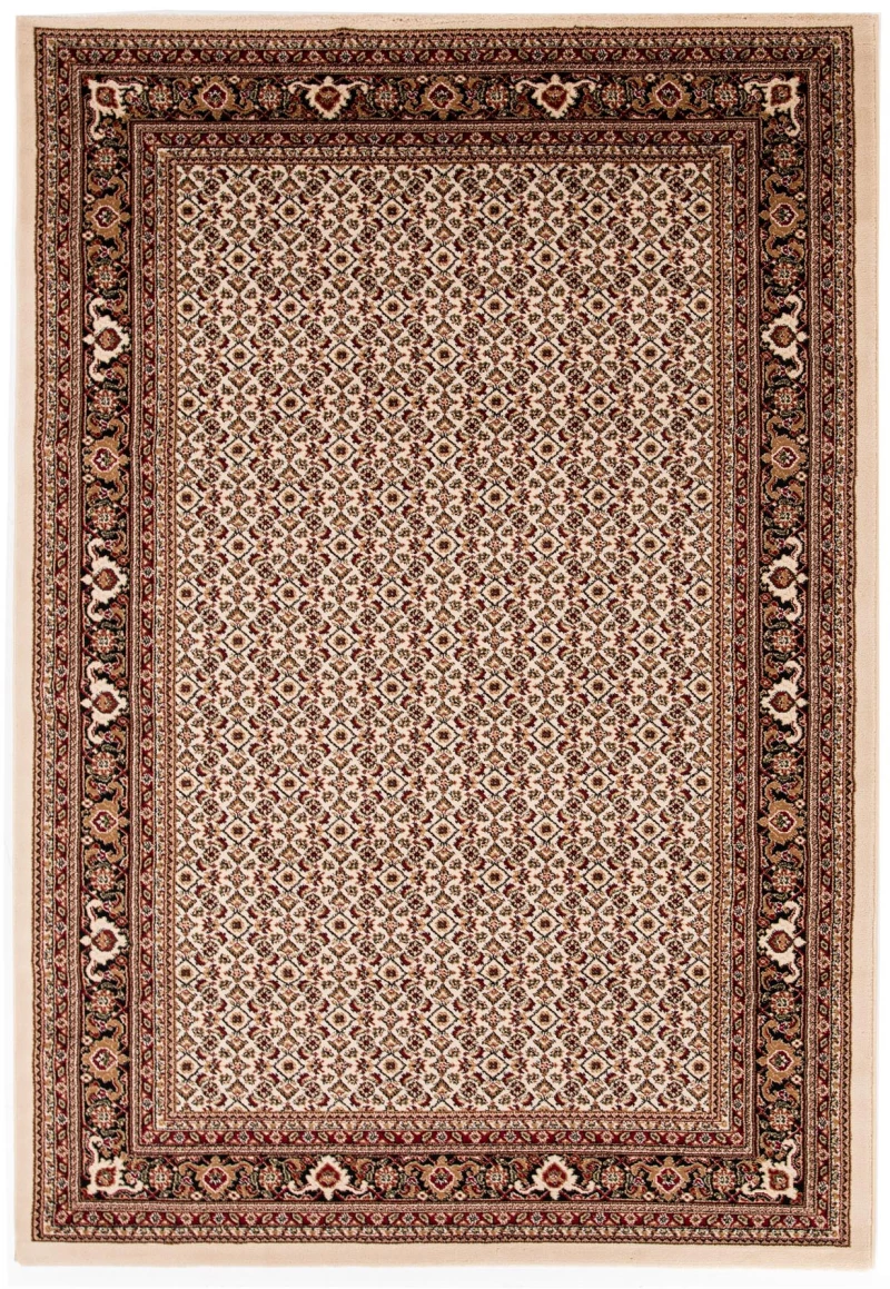 Κλασικό Χαλί Teheran 3924 CREAM BLACK Royal Carpet 67 cm x 500 cm