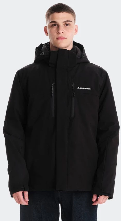 Emerson Men's Hooded Jacket - 242.EM10.06-BLACK