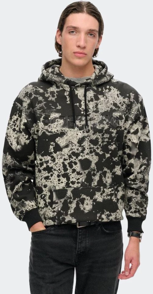 SUPERDRY  UTILITY CAMO LOGO LOOSE HOOD   - M2013725A-C4V