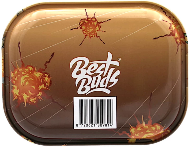 Best Buds Jet Fuel Metal Rolling Tray Small