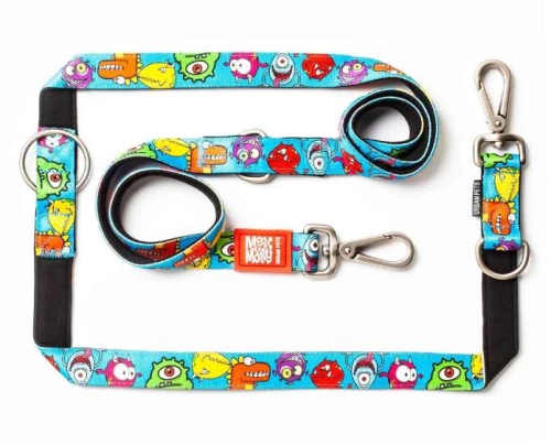 Max And Molly Multi Function Leash - Little Monsters Small