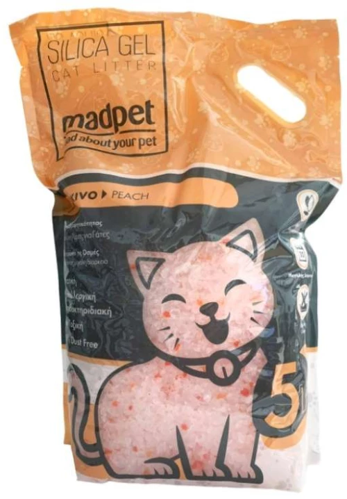 Madpet Άμμος Σιλικόνης Ροδάκινο 5lt