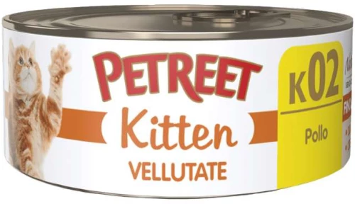 Petreet Kitten Vellutate Κοτόπουλο 60gr