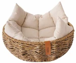Zeze Κρεβάτι Woven Rattan 48x48x15cm