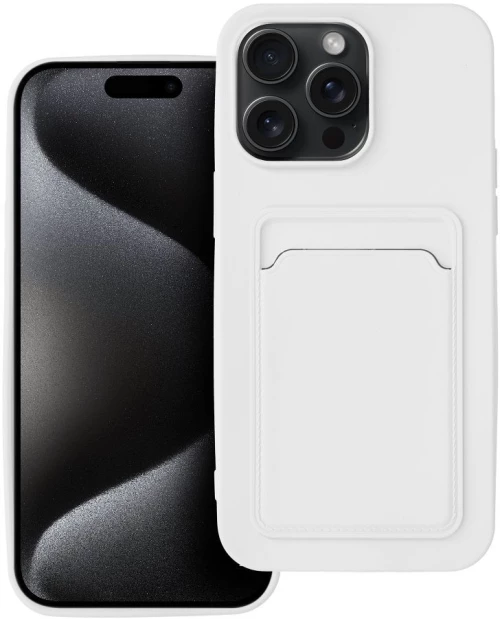case CARD for IPHONE 15 Pro Max white