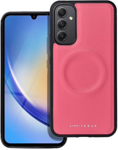 Roar Mag Morning Case - for Samsung Galaxy A34  hot pink