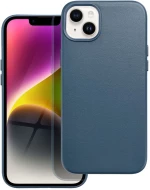 LEATHER MAG COVER case for IPHONE 14 Plus indigo blue