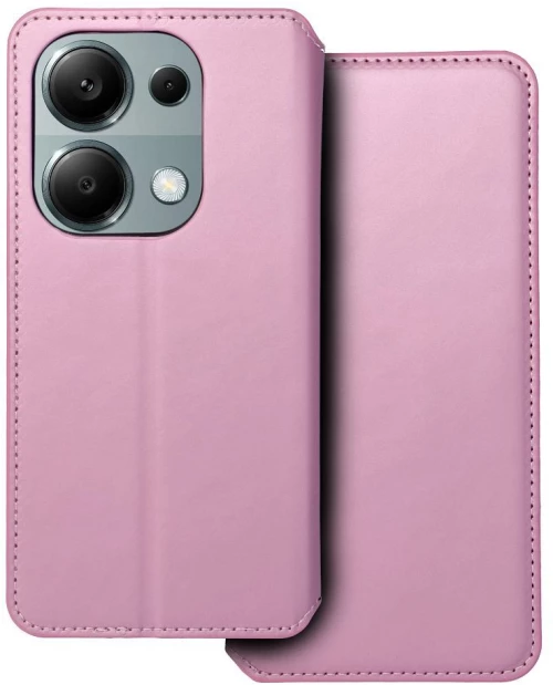 DUAL POCKET Book case for XIAOMI Redmi Note 13 Pro 4G light pink