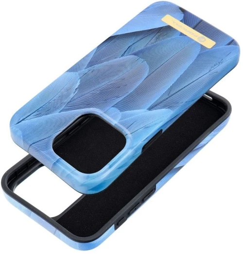 FORCELL F-PROTECT Mirage case compatible with MagSafe for IPHONE 15 Pro Max blue bird