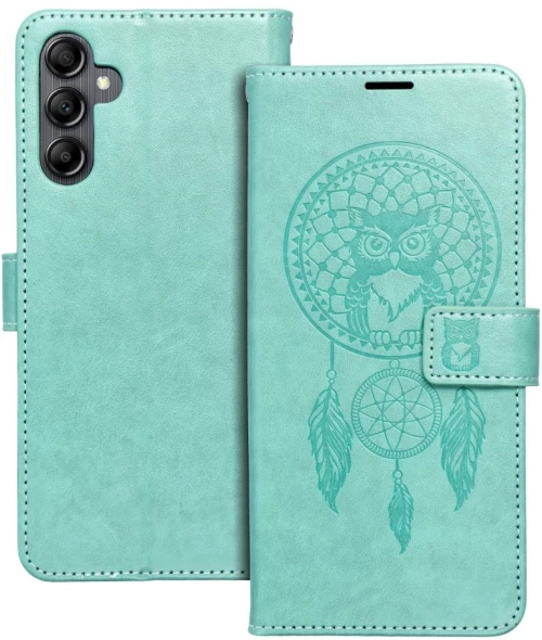 MEZZO Book case for SAMSUNG A14 4G / A14 5G  dreamcatcher green