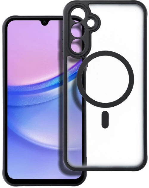 FULL MATTE MAG COVER case compatible with MagSafe for SAMSUNG A15 black