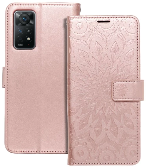 MEZZO Book case for XIAOMI Redmi Note 11 Pro / 11 Pro 5G mandala rose gold