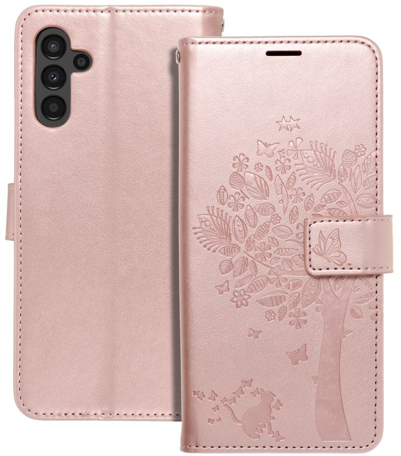 MEZZO Book case for SAMSUNG A13 5G / A04S tree rose gold