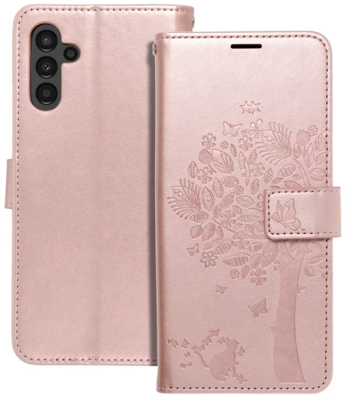 MEZZO Book case for SAMSUNG A13 5G / A04S tree rose gold