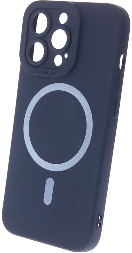 Silicon Mag case for iPhone 15 Pro 6,1" dark blue